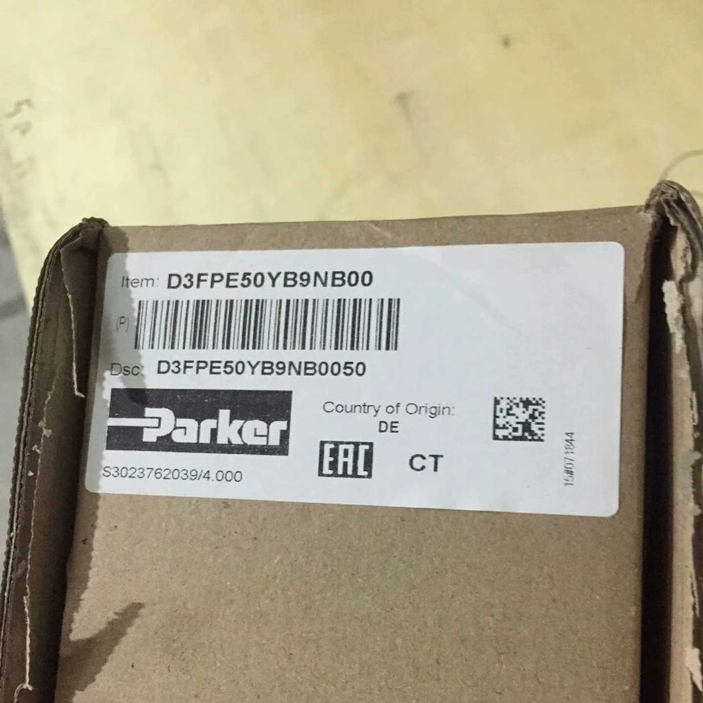 D3FPE50YB9NB00派克比例方向阀询价