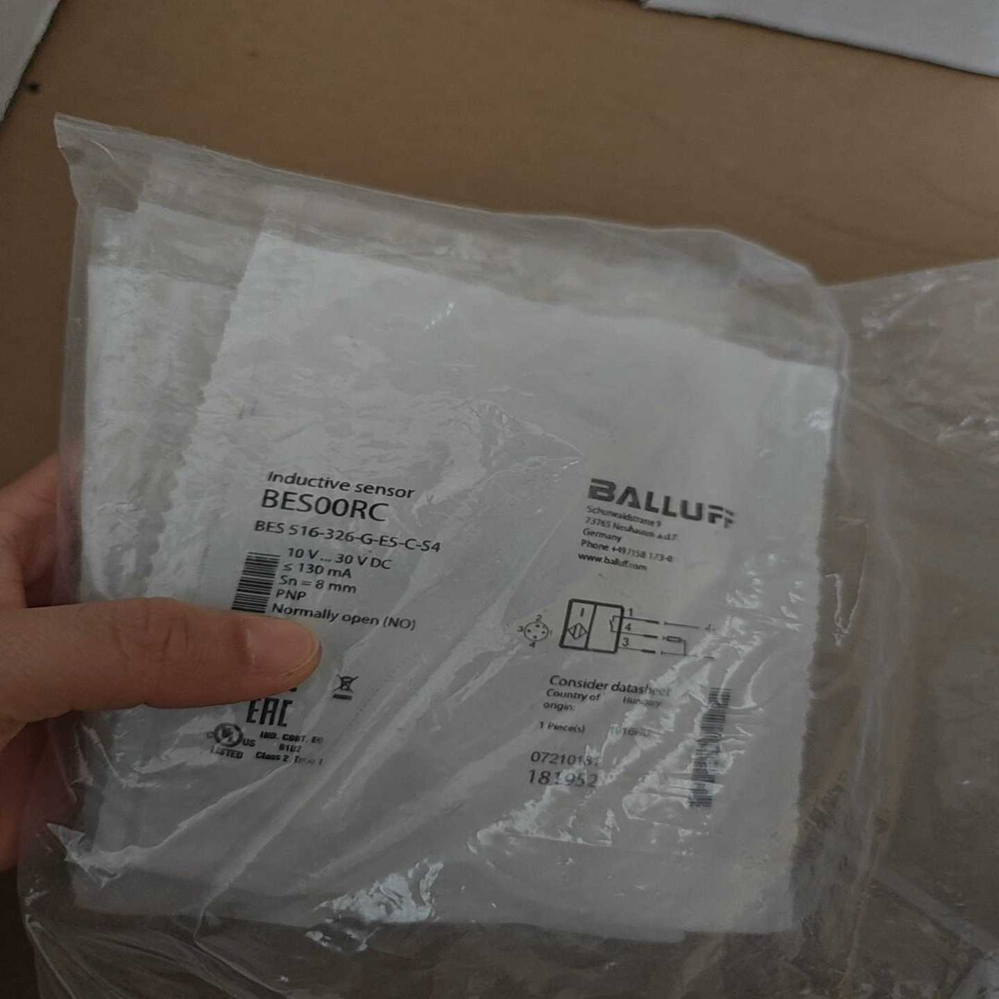 BALLUFF巴鲁夫BES00RC电感式接近开关BE询价