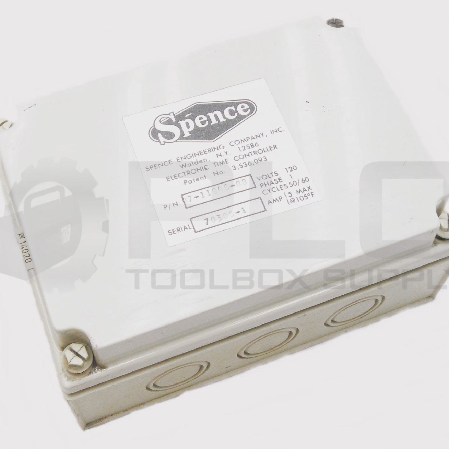 Spence 071194600 Elektronische Zeit Kontrolleur 120V 1PH Pla - 实物图