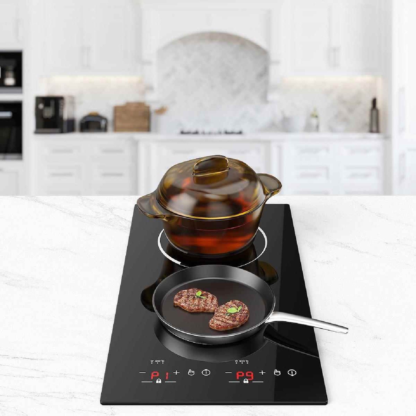 竖式电磁立炉式陶炉商用电2018TT整版双头煲仔光波炉炉厨具