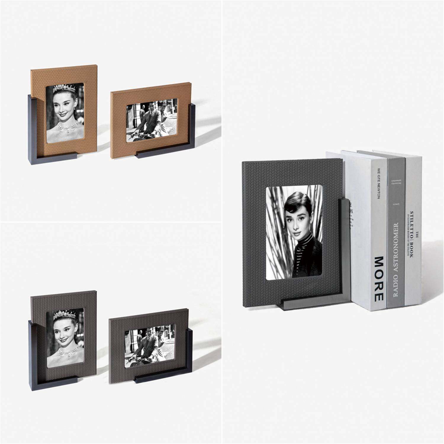 高档轻奢方形编织纹皮革相框创意书档样板间售楼处卧室床头柜摆件,农用物资,其他肥料,淘宝优惠券,粉丝福利购,淘宝优惠卷