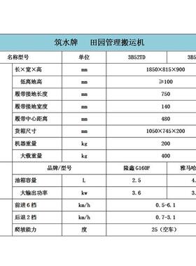 日本3B52TD小型民用搬运机 田园管理搬运机 履带运输车