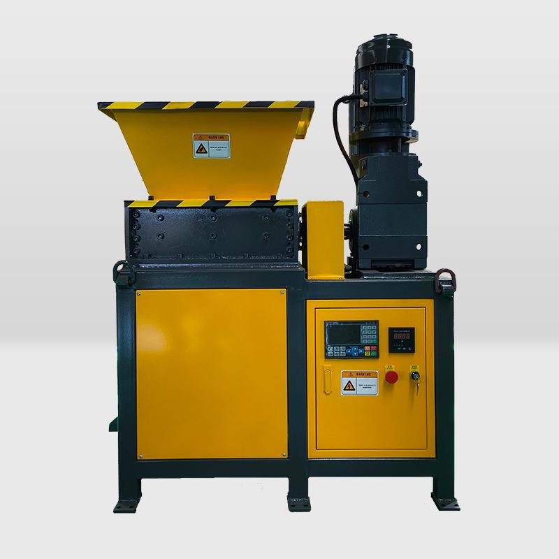 小型双轴撕碎机EB400轻薄金属撕碎机生活垃圾铁皮罐头边角料粉碎