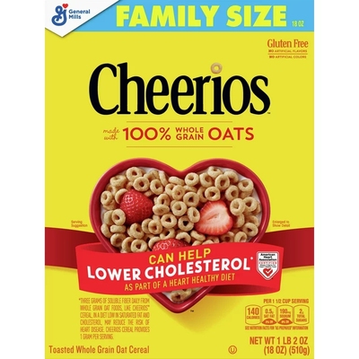 美国通用磨坊麦片将军烘烤全谷物燕麦圈General Mills Cheerios