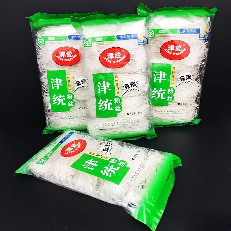 天津特产津统粉丝马铃薯绿豆粉丝免泡火锅水晶粉丝凉拌速食400g