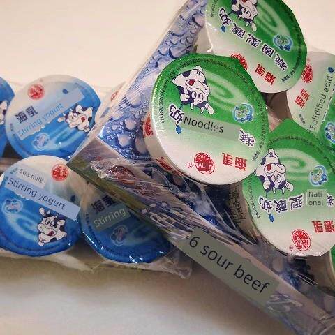 包邮海乳牌酸奶内蒙古呼伦贝尔海拉尔特产海乳酸牛奶120克12罐2板