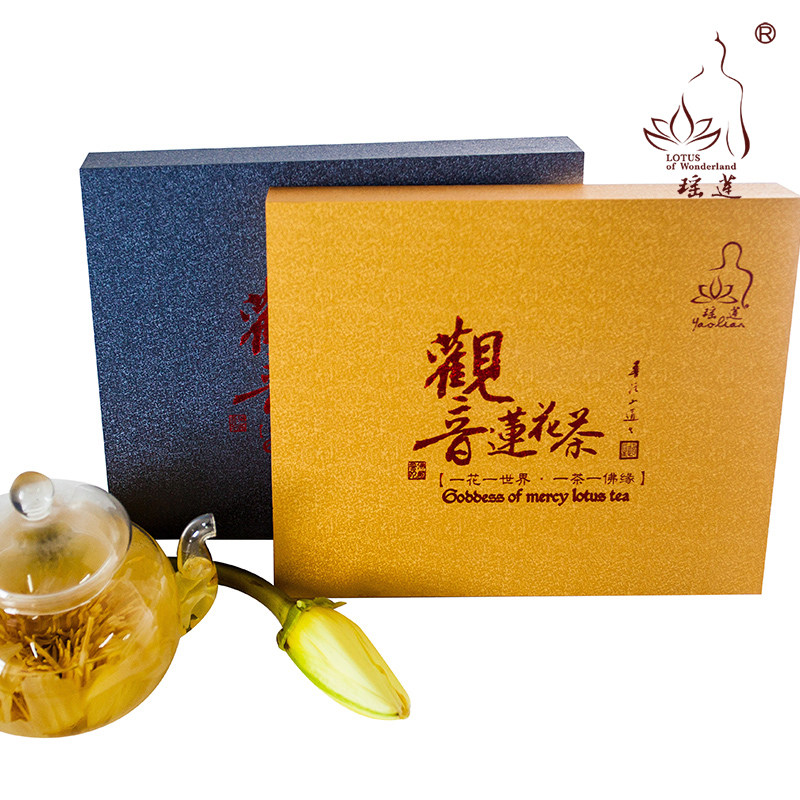 普陀山瑶莲莲花茶花草茶礼品花片 普陀佛茶 初级农产