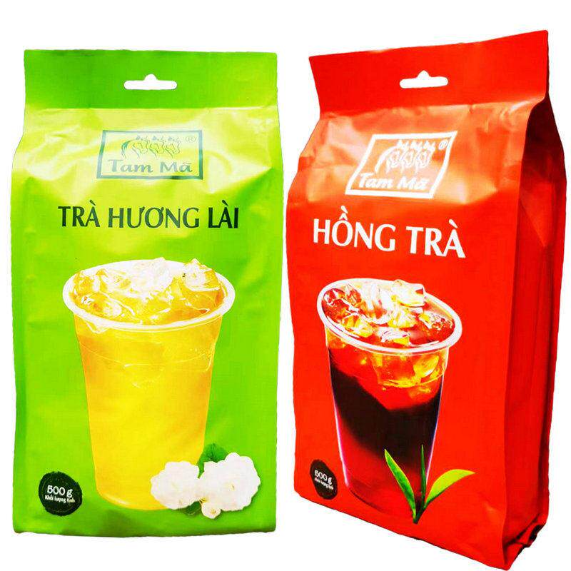 越南原装进口Tan ma天马浓香茉莉花冰红茶叶500g夏日清凉解暑包邮