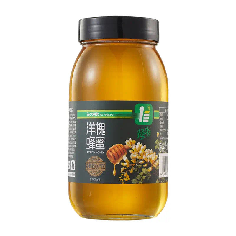 超省洋槐蜂蜜1kg优选秦岭产区纯正天然槐花百花蜜冲饮大瓶装1公斤
