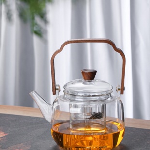 58C1茶壶煮茶器电陶炉烧水壶茶具壶加厚玻璃耐高温家用蒸