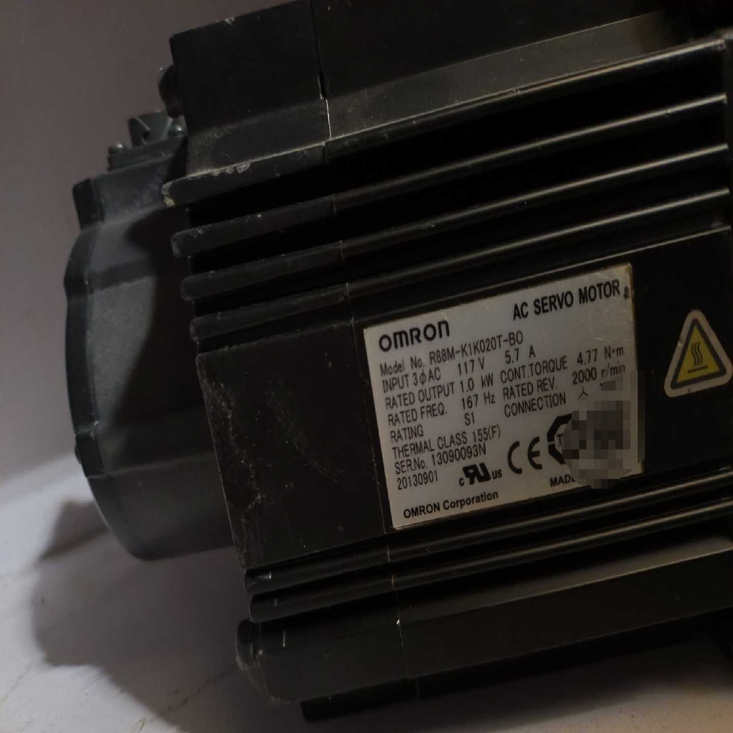 伺服电机R88M-K1K020T-B0适用
