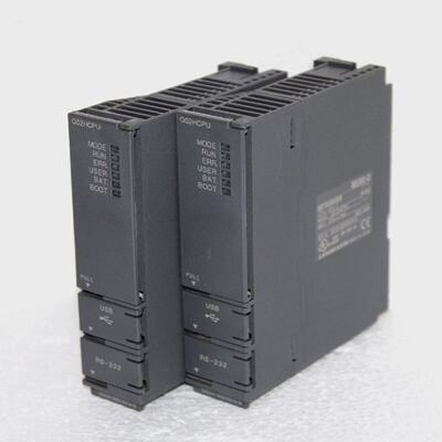 Lot of 2 pieces. Mitsubishi Q02HCPU MAX 28step CPU Unit