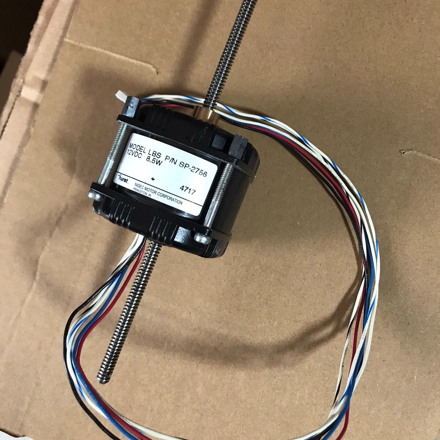 【询价】Hurst LBS直线电机 SP-2756 电压12VDC适用