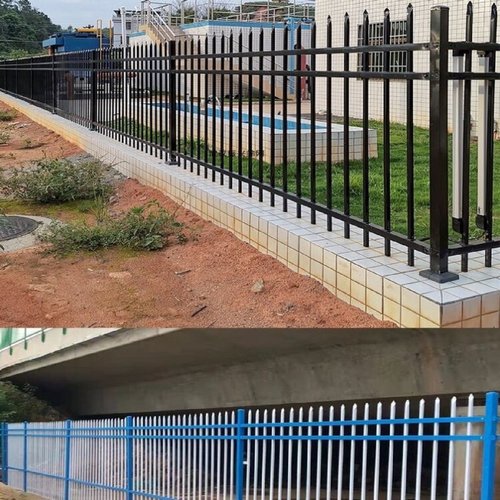 锌钢铁艺护栏别墅庭院围墙阳台学校小区厂房焊接防攀爬栏杆栅栏网