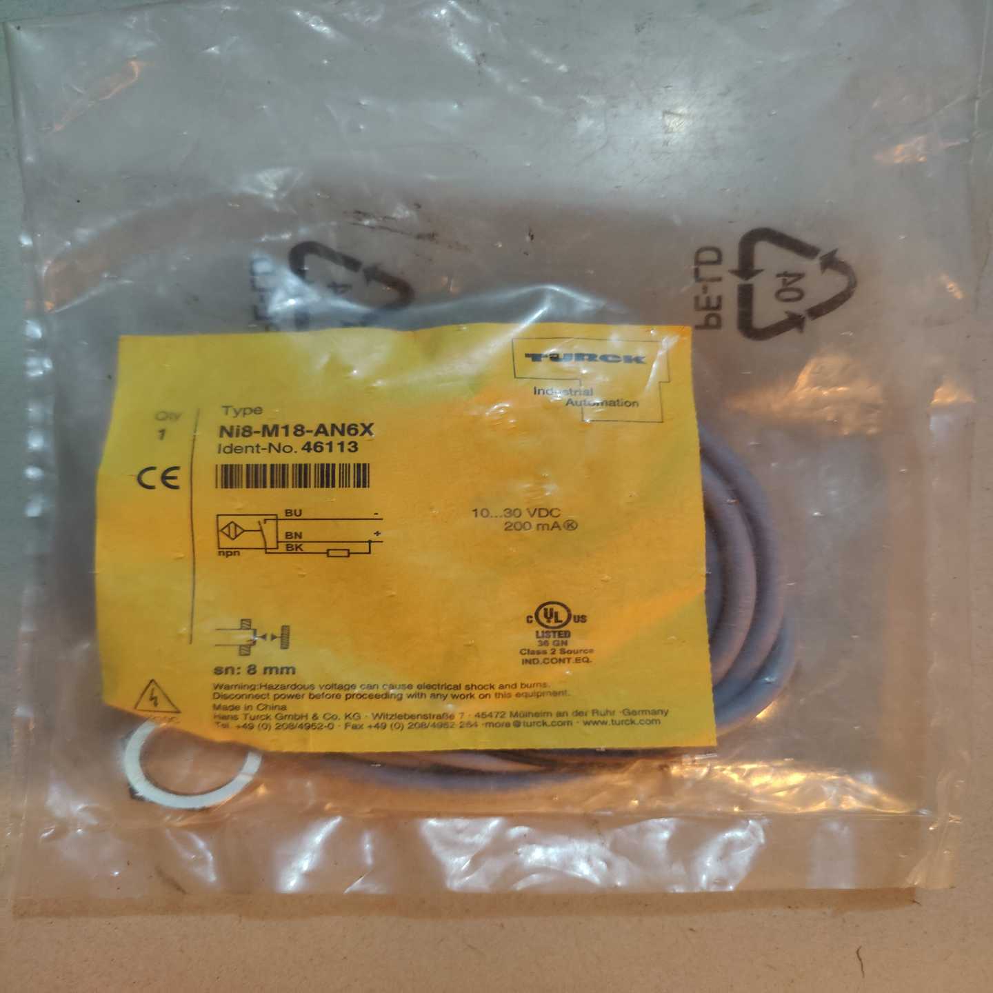 图尔克Ni8-M18-AN6X46113【询价】