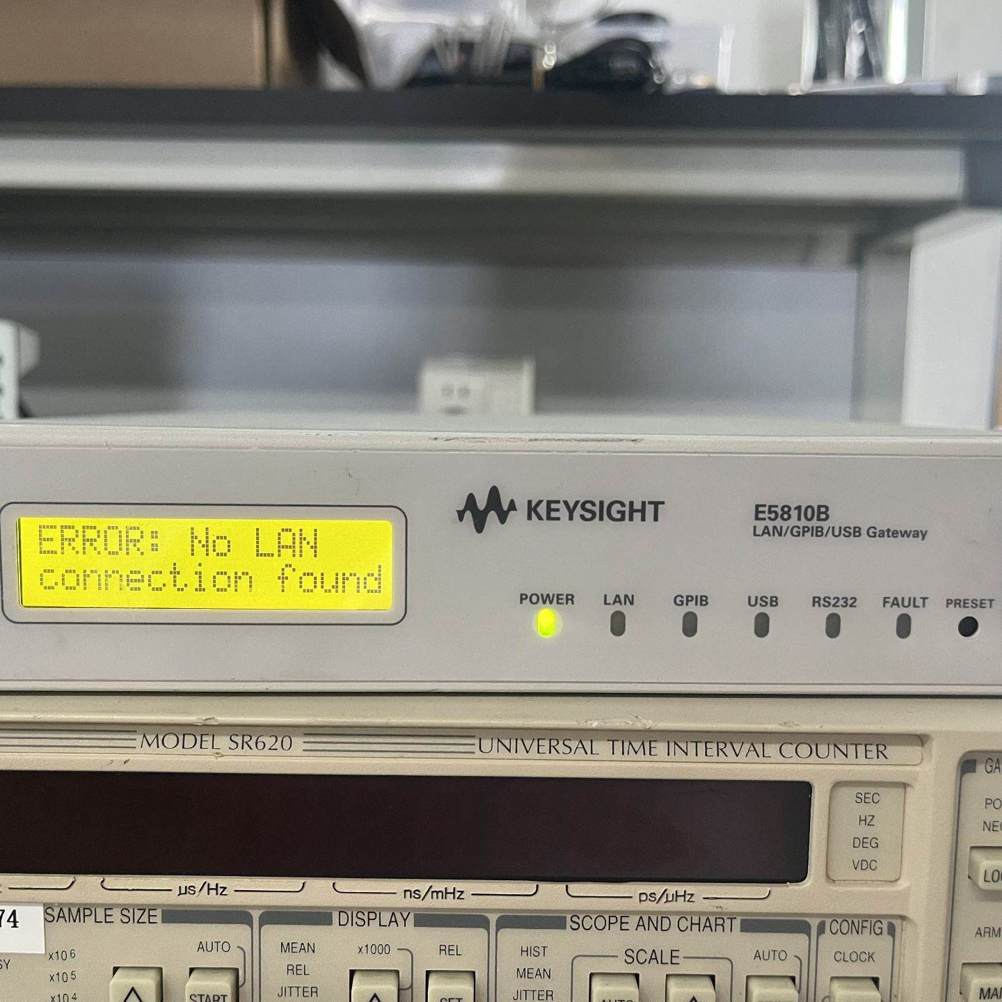 是德E5810B LAN/GPIB/USB网关，功能正常，成议价