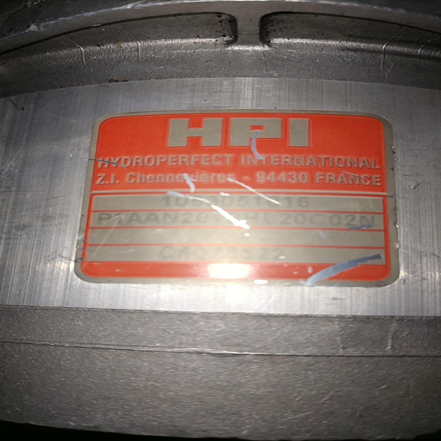 法国HPI-P1AAN2012HL20C02N油泵，的联~询价