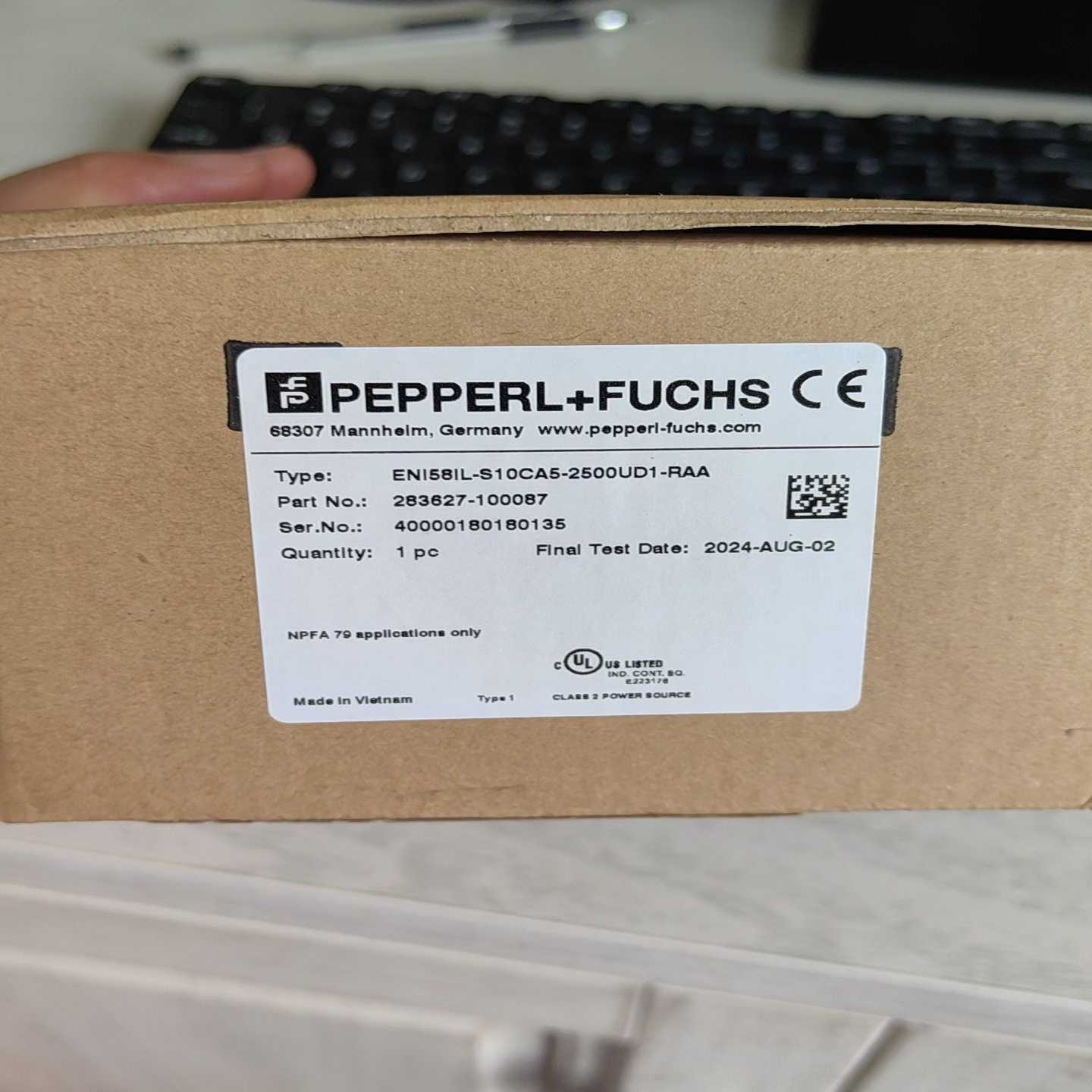 原装正品倍加福编码器ENI58IL-S10CA5-2500U