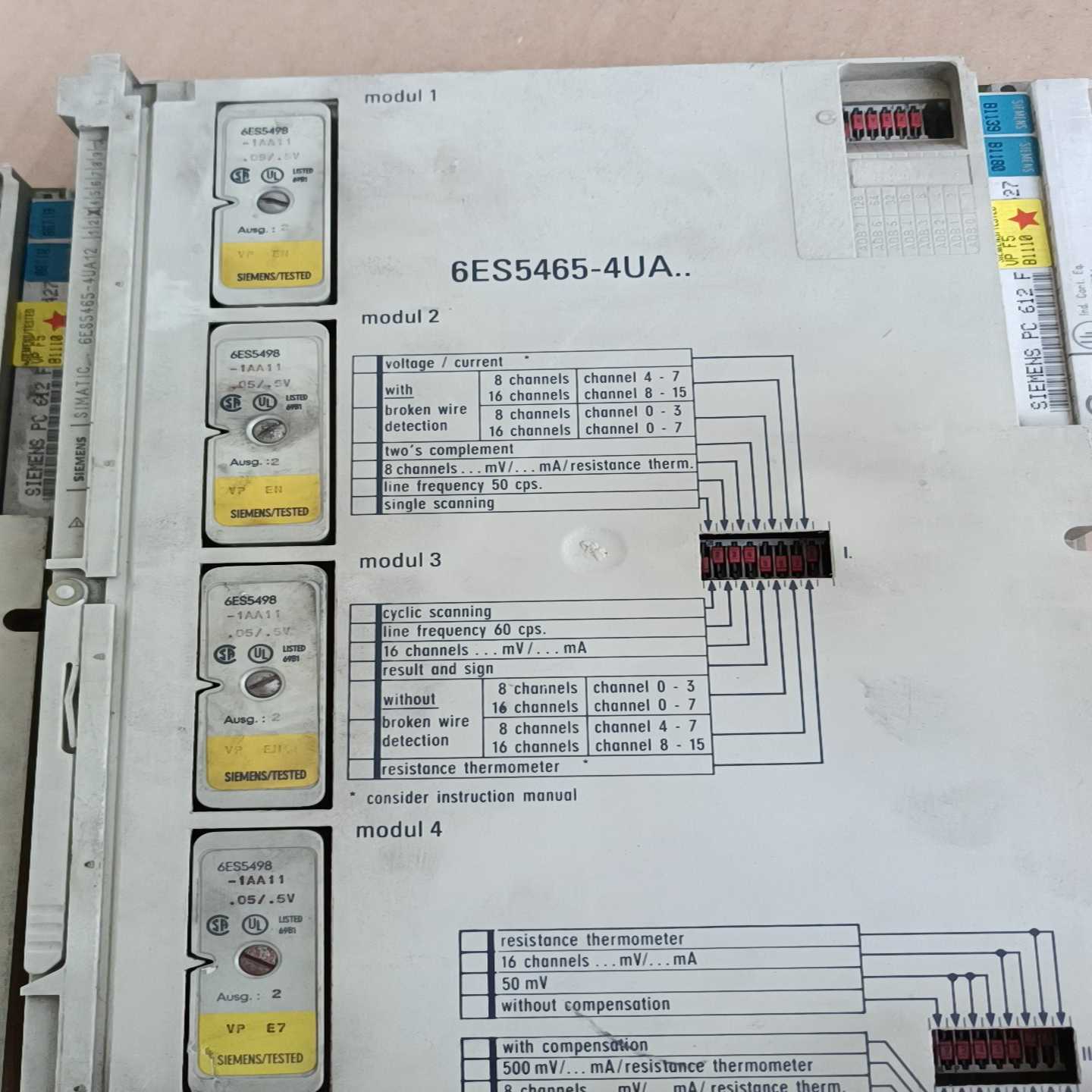 6ES5465一4UA模块可控pLC模块有三张！询价