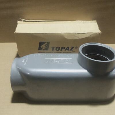 NEW Topaz LB10 4 Type LB Rigid Conduit Body Aluminum AK