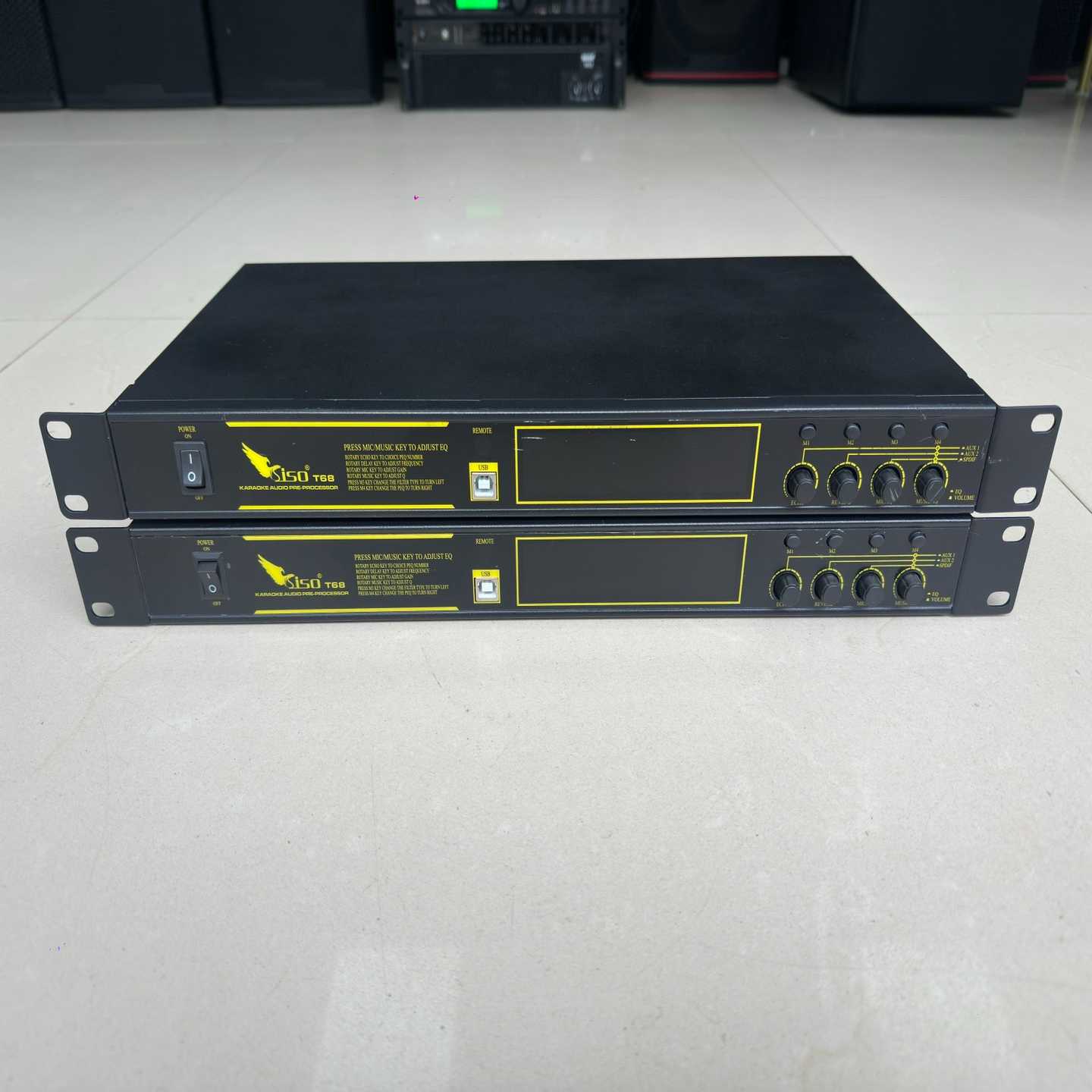 崔帕斯siso-t68影K效果器两台带光纤同轴7.1声道--议价商品