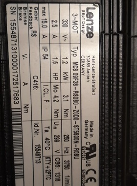 议价伺服减速机马达MCS09F38R80B0Z0D议价