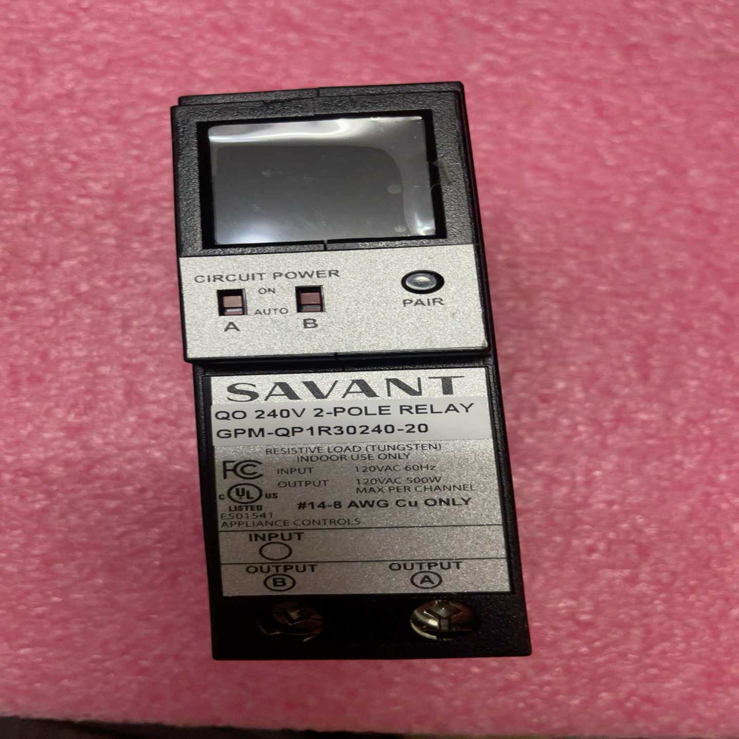 【议价】赛万特SAVANT控制模块GPM-QP1R30240-2适用