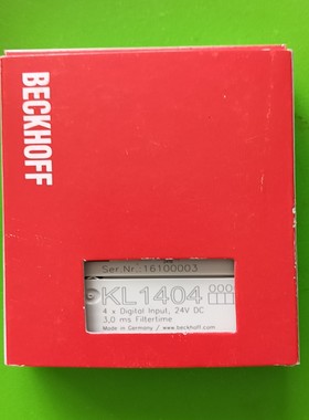 BECKHOFF倍福模块KL1404顺丰询价