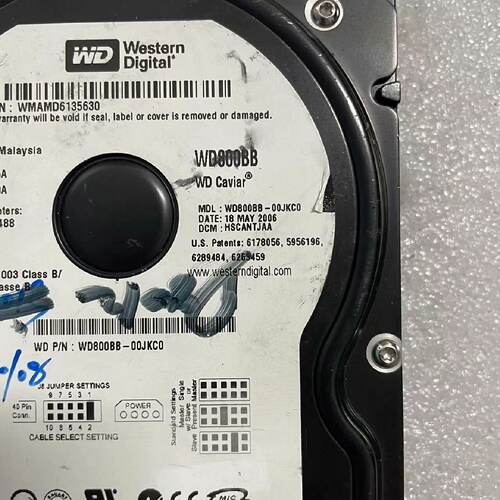 询-Western Digital WD800BB00JKC0