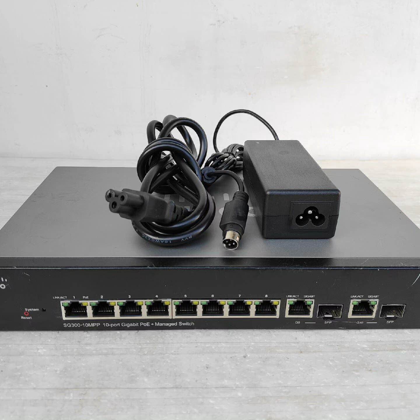 Cisco 思科 SG300-10MPP,10口全千兆POE议价