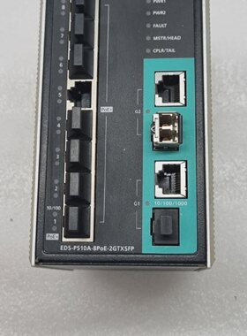 MOXA EDSP510A8POE2GTXSFPT V1.0.1 INDUSTRIAL SWITCH
