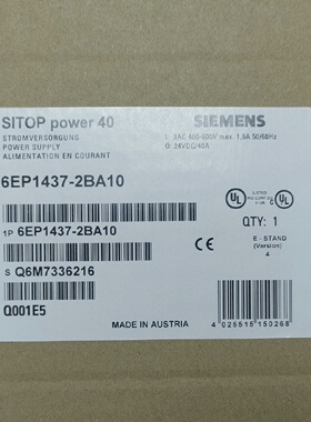 议价6EP14362BA102BA1O西门子SITOP调节型电源PSU300S20A现货
