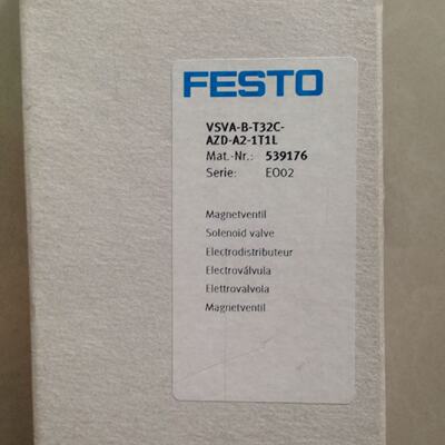 配件费斯托FESTOT电磁阀VSVABT32CAZDA21T1L539176现货原装正品议