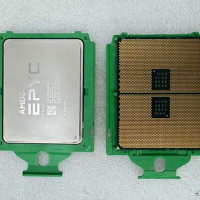 AMD EPYC 7532无锁CPU，成色如图，几乎全新，功议价