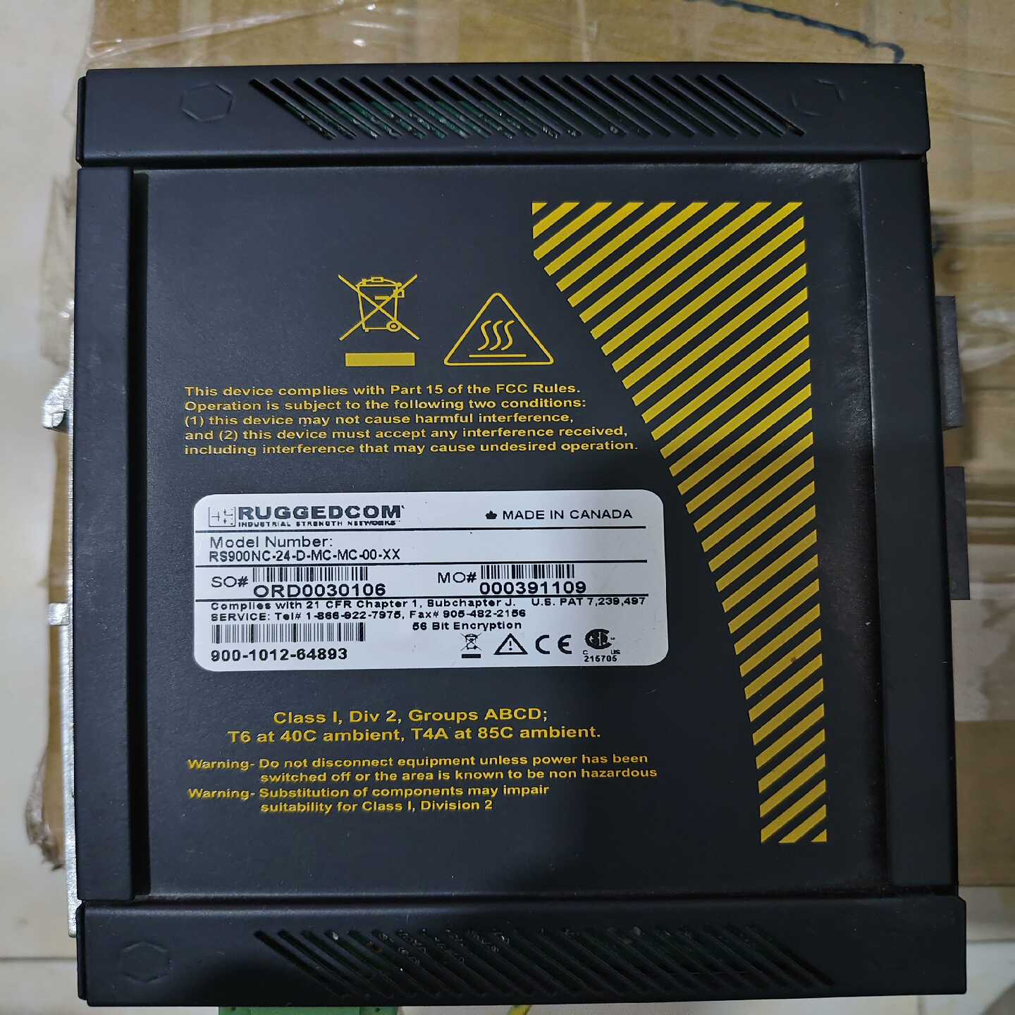 RUGGEDCOM/罗杰康RS900NC-24-D-MC---议价商品