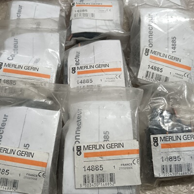 议价梅兰日兰原装14885 接线进线端子，库存全新9包，每包四个