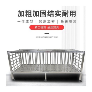 不锈钢养鸡笼子家用大号特大号室户外鸭鸽兔子鹅家庭阳台折叠养殖