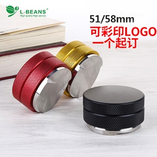 58不锈钢布粉器咖啡压粉锤布粉锤可调节高度三叶四叶款 现货51