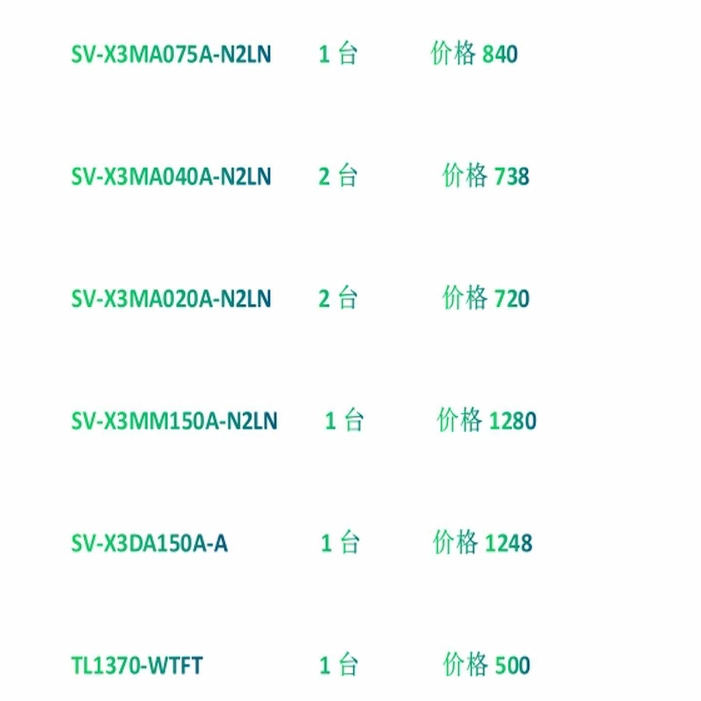 禾川电机驱动器SV-X3MA075A-N2LNSV-X3询价
