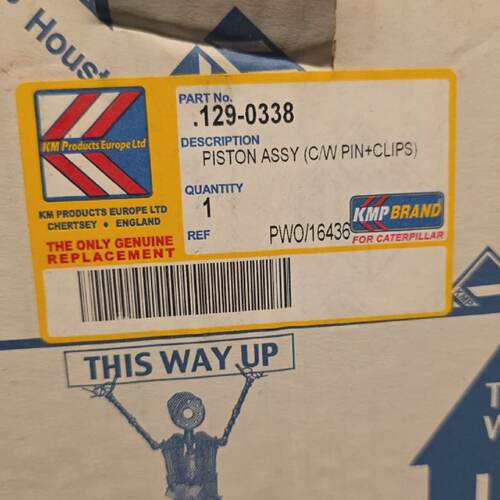 KMP BRAND .1290338 PISTON ASSY CW PIN CLIPS  6 months warran
