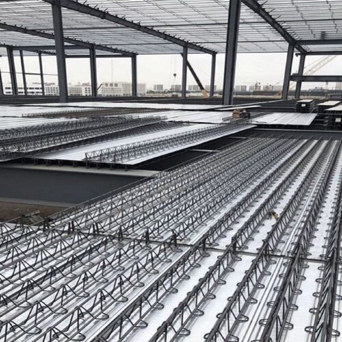 厂家钢筋桁架楼承板开口Q235B闭口楼承重板瓦压型镀锌钢板波浪板