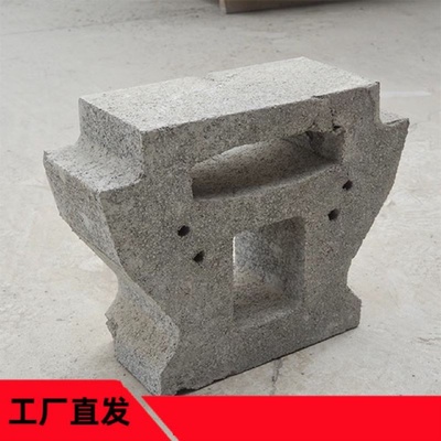 水泥自嵌式干垒生态挡土块河道景观生态护坡挡土墙干垒式挡土砖