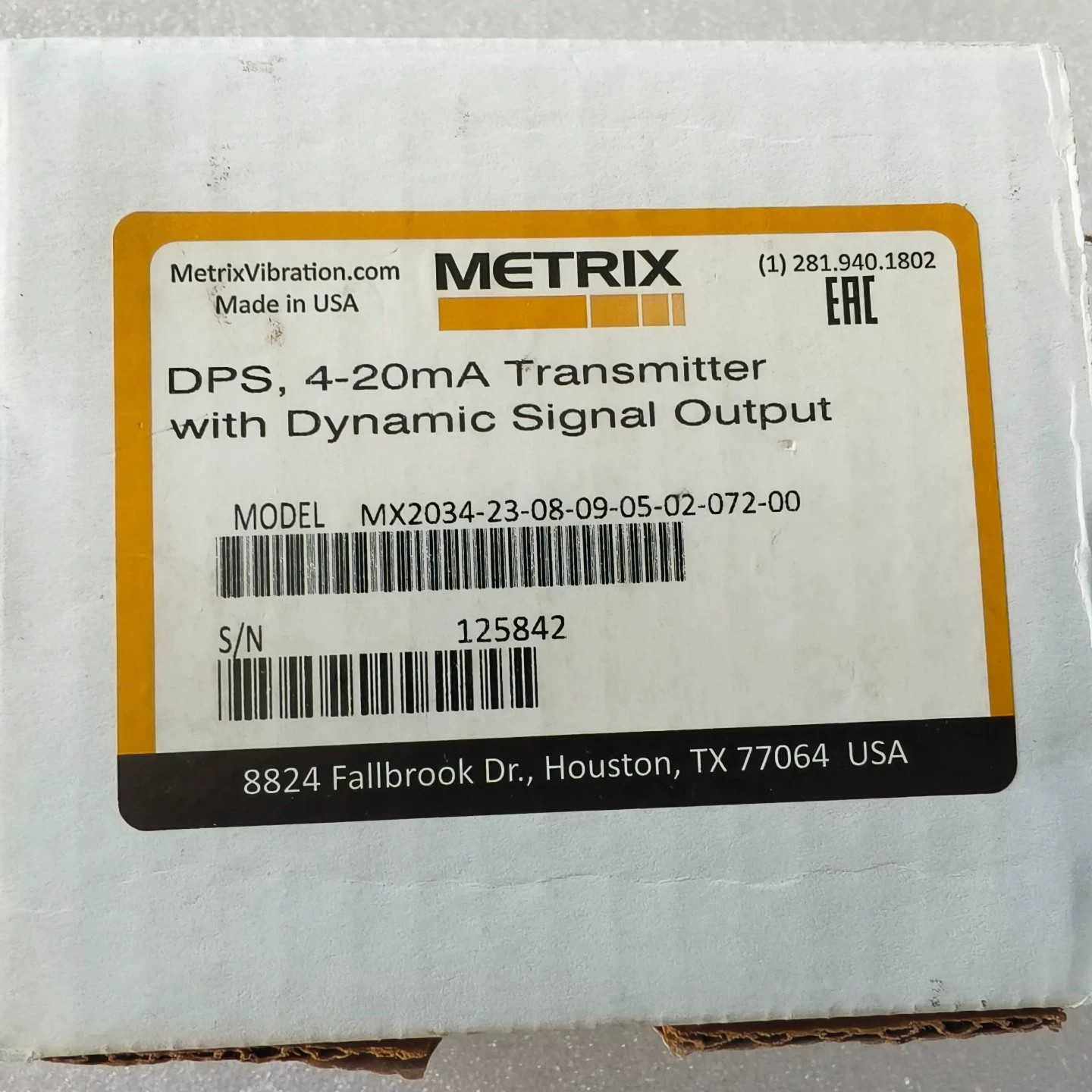 metrix前置器MX2034-23-08-09-05-02--议价商品
