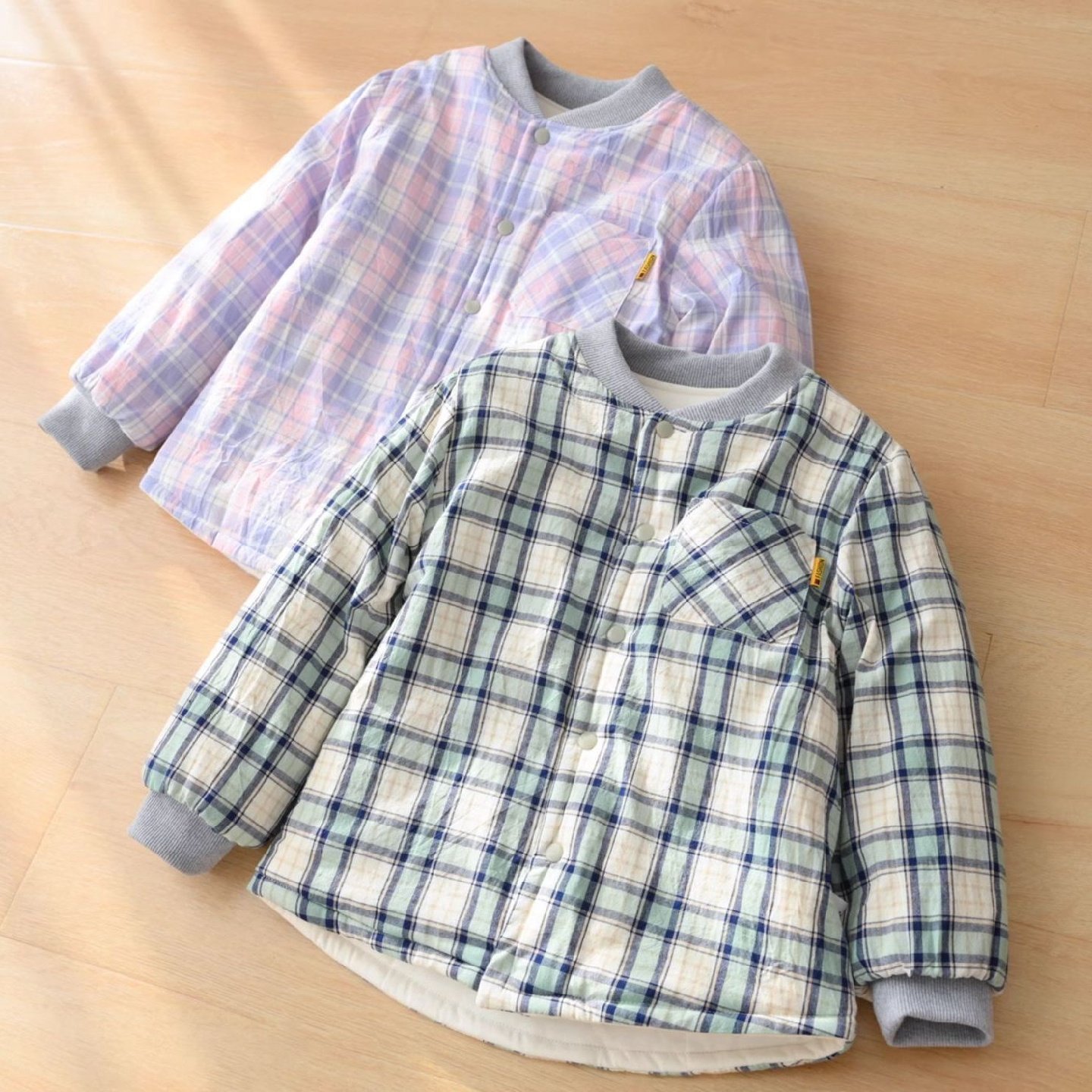 童装儿童中大童校服神器保暖外套2025新款男女童轻薄棉服夹棉棉衣