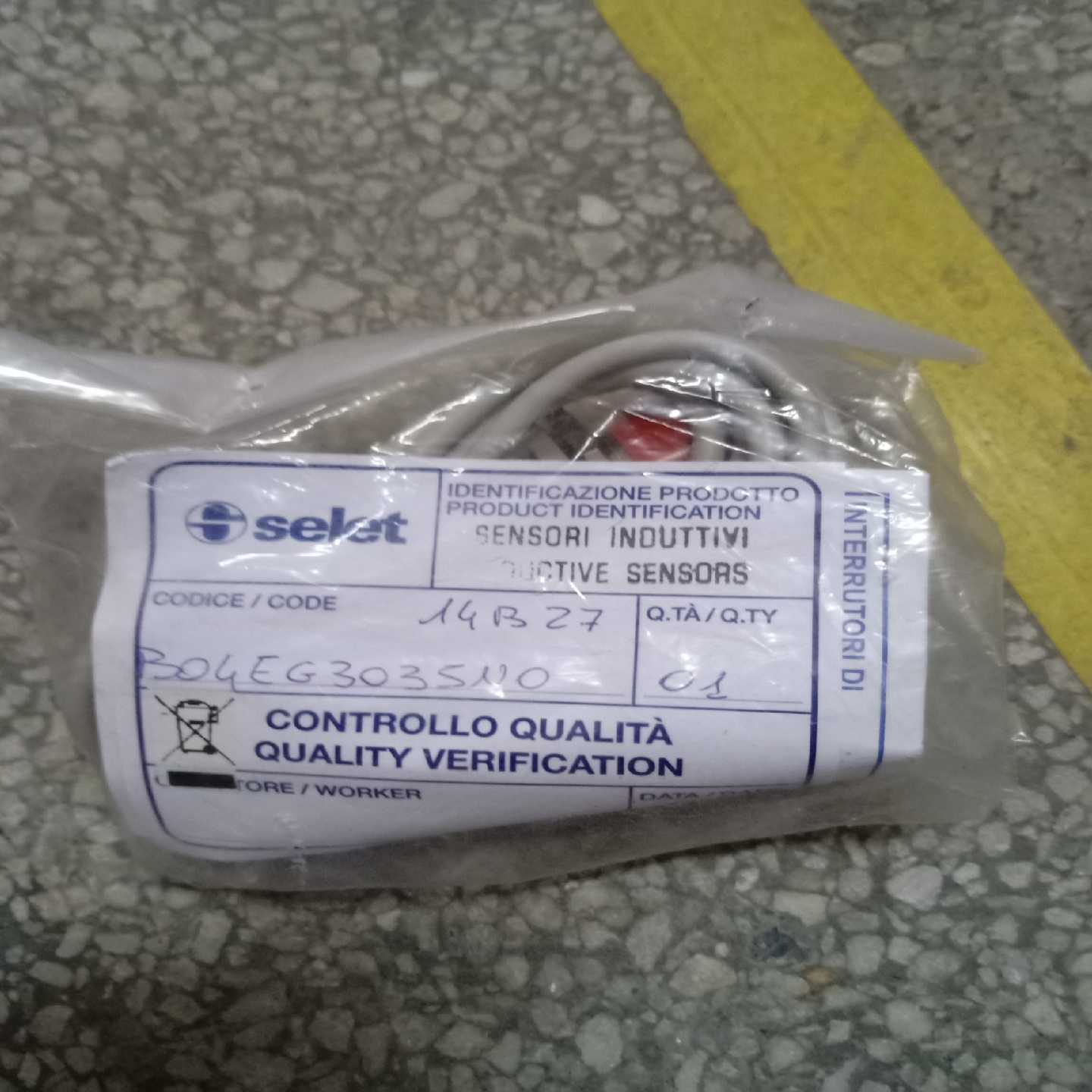 【议价】意大利SELET/赛力特传感器B04EG3035N0适用