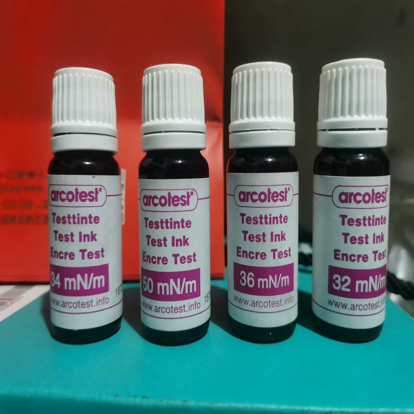 询价德国arcotest达因液达因笔电晕液薄膜表面张力测试液达因