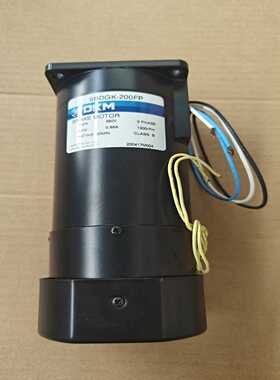 三台全新韩国DKM减速电机9BDGK-200FP200W38--议价商品