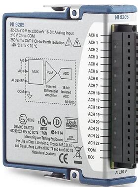 配件全新原装正品NI 9205 779357-01 C系列电压输入模块议价