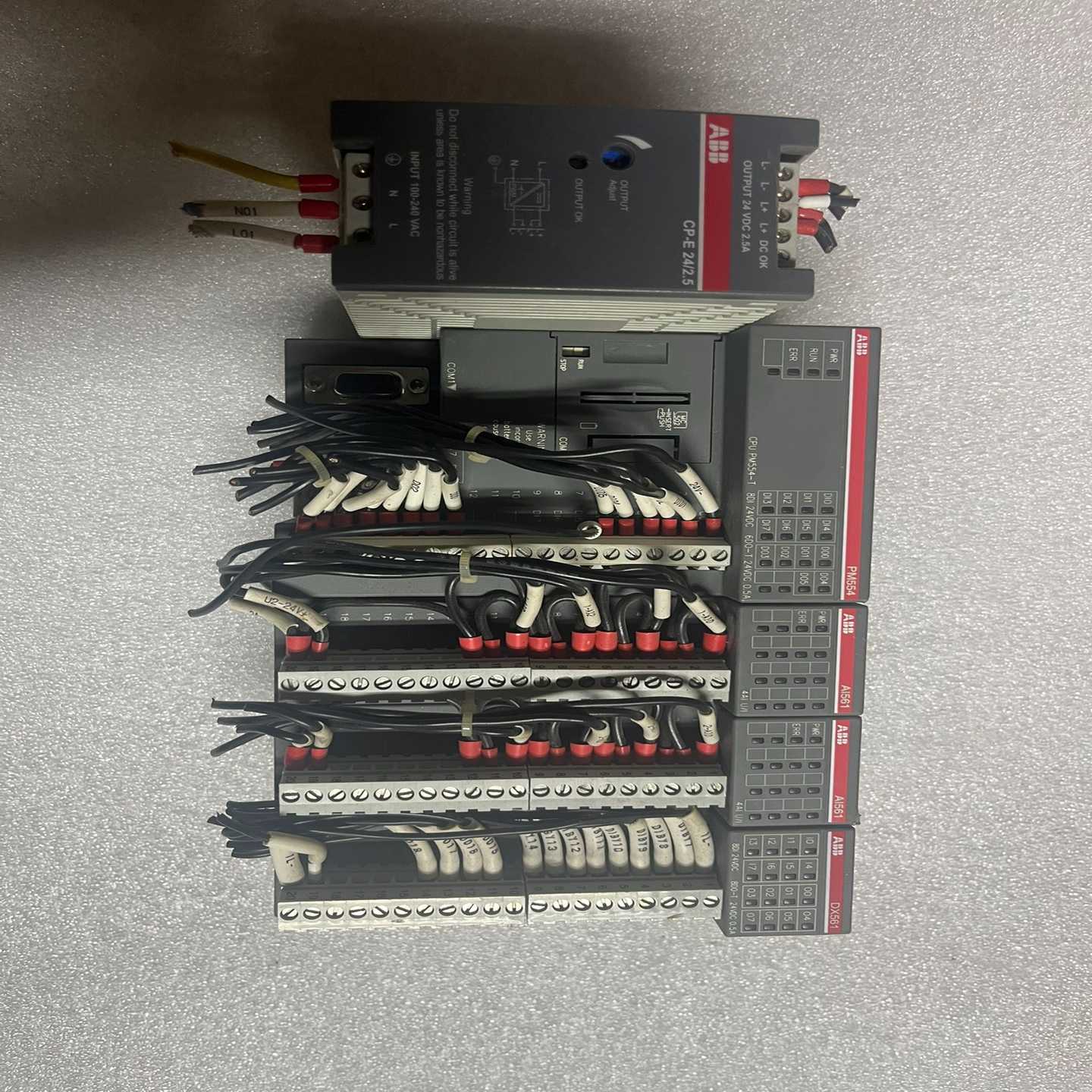 【星慕电子】ABB PLC PM554-T+AI561加电源一套功能