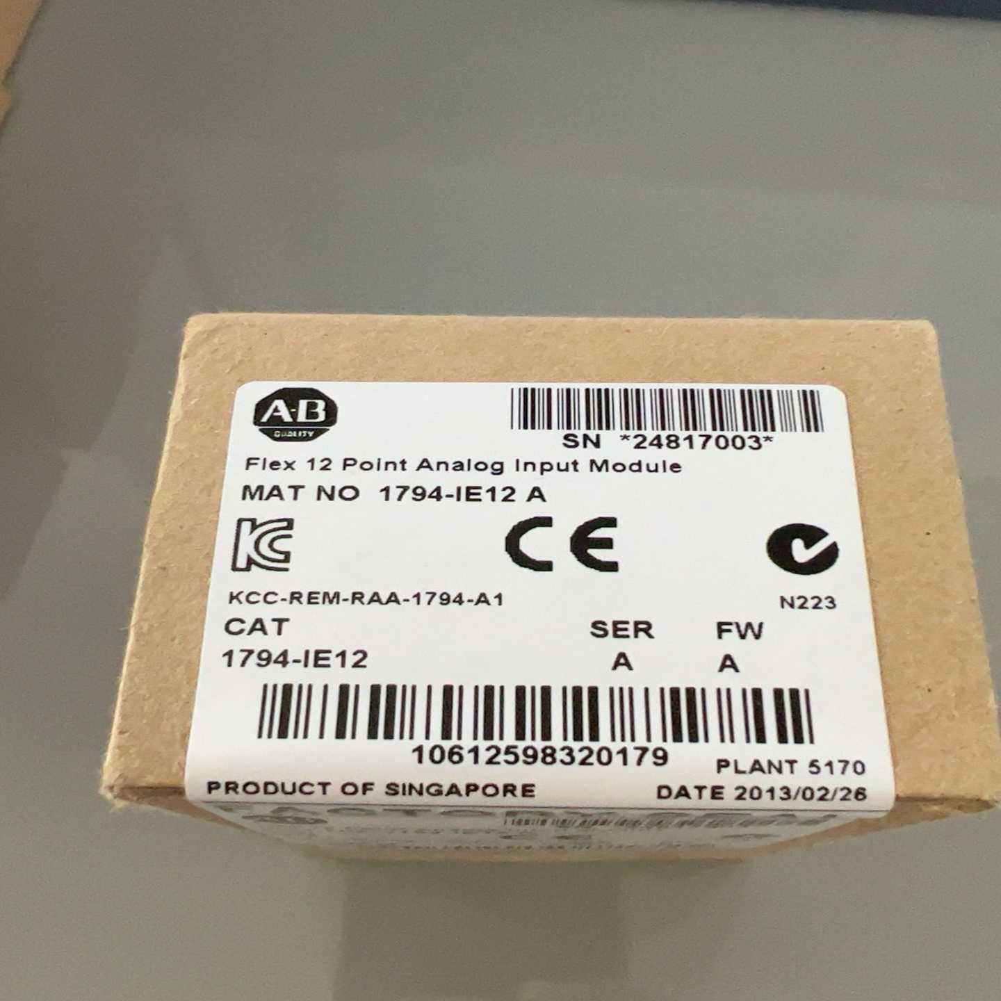 售前询价AB模块1794-IE12-询价